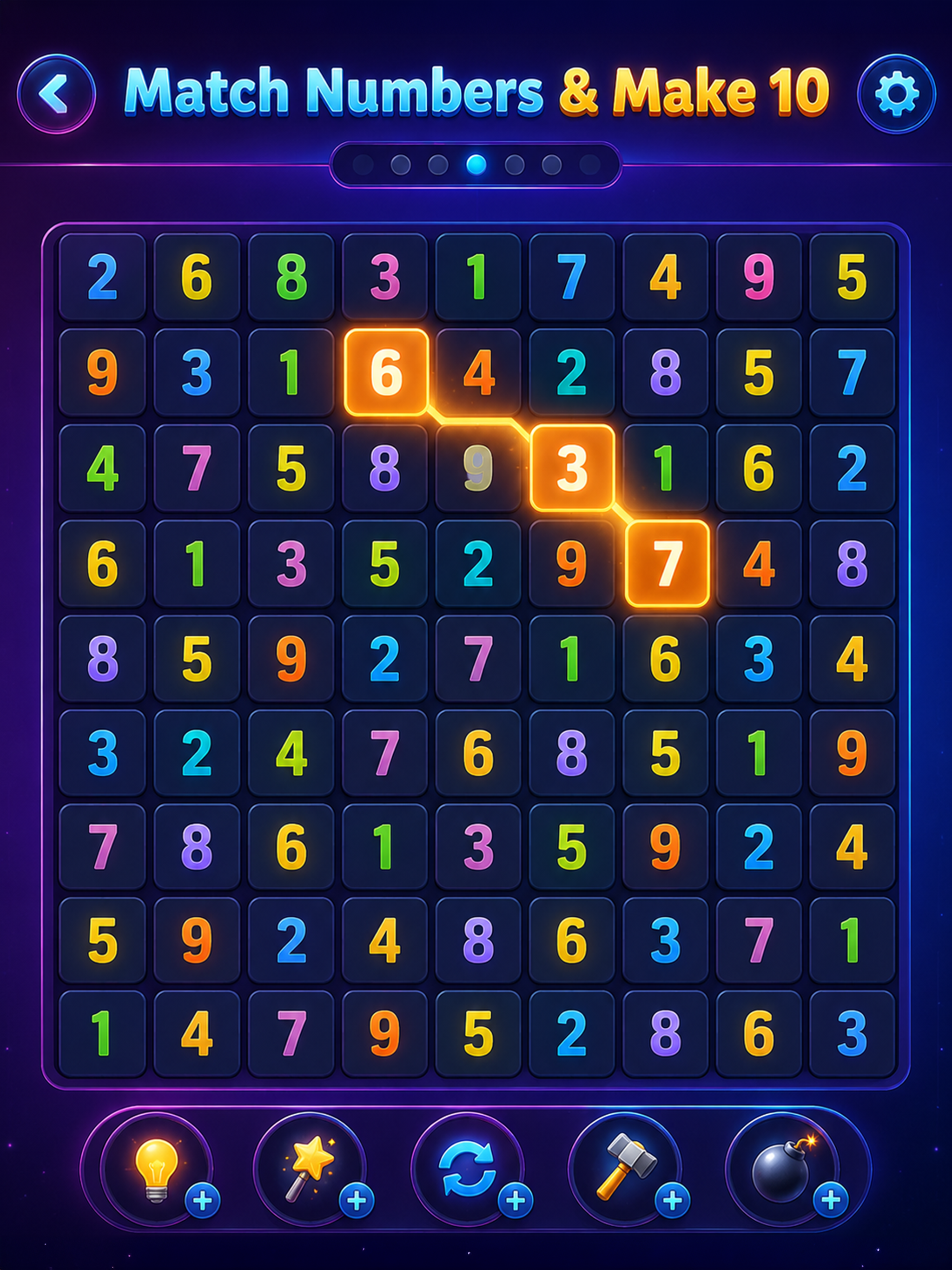 Number Matcing Games