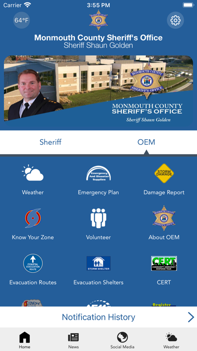 Monmouth County Sheriff Screenshot