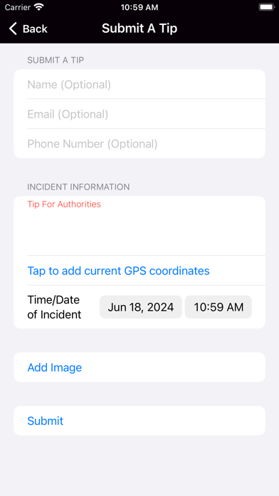 Martin County Sheriff IN Screenshot