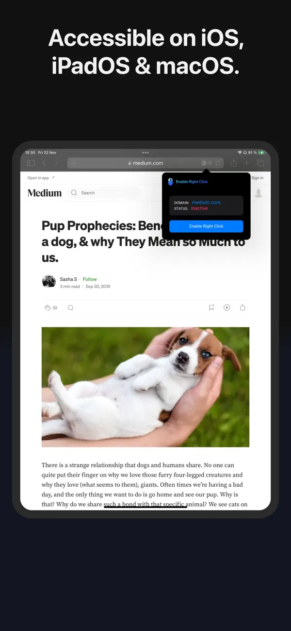 #3. Enable Right Click for Safari (iOS) 게시자: Alfredo Grassau