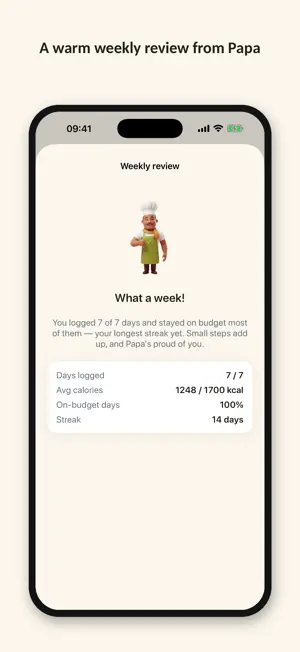 Calorie Papa screenshot 3