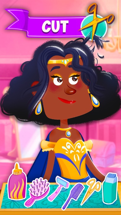Princess Makeover: Hair Salon Screenshot