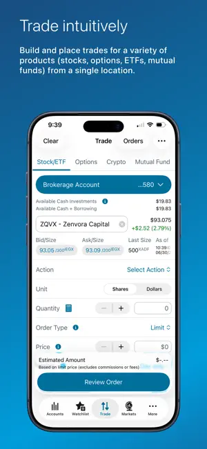 Schwab Mobile screenshot 2