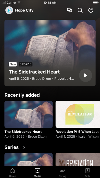 Hope City Church KY iPhone screenshot 2 - Education app