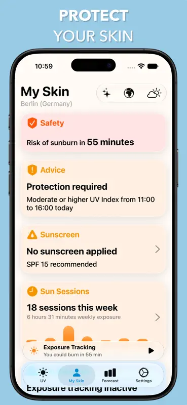 UV Index Widget - Worldwide screenshot 3 of 10