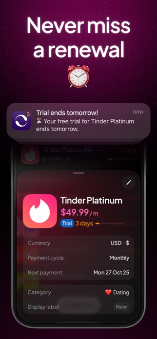Subscription Tracker: Subby Screenshot 2 of 6