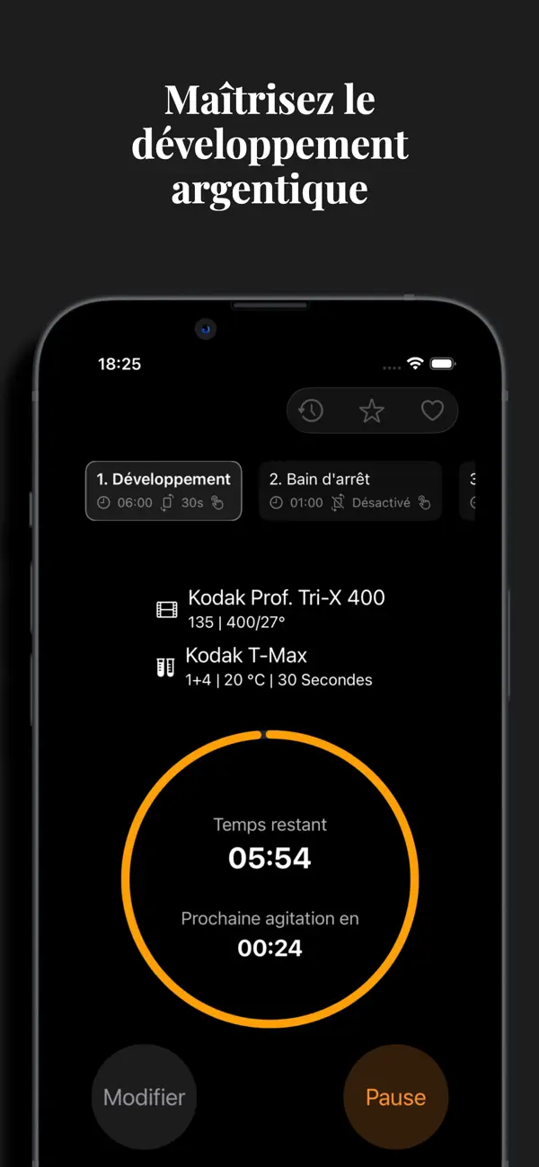 Screenshot #1 pour Tableau Dev Film & Labo Photo