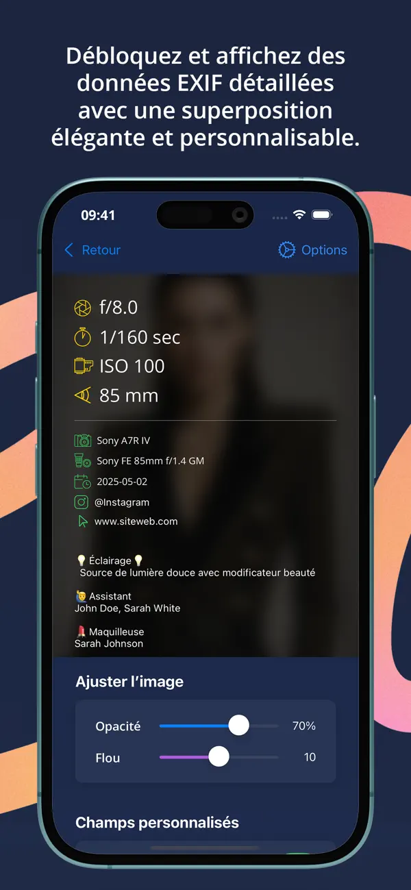 Screenshot #2 pour SnapTag! – Éditeur EXIF