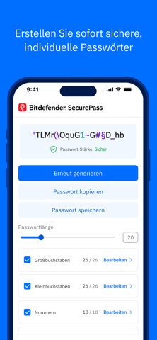 Bitdefender SecurePass screenshot 3