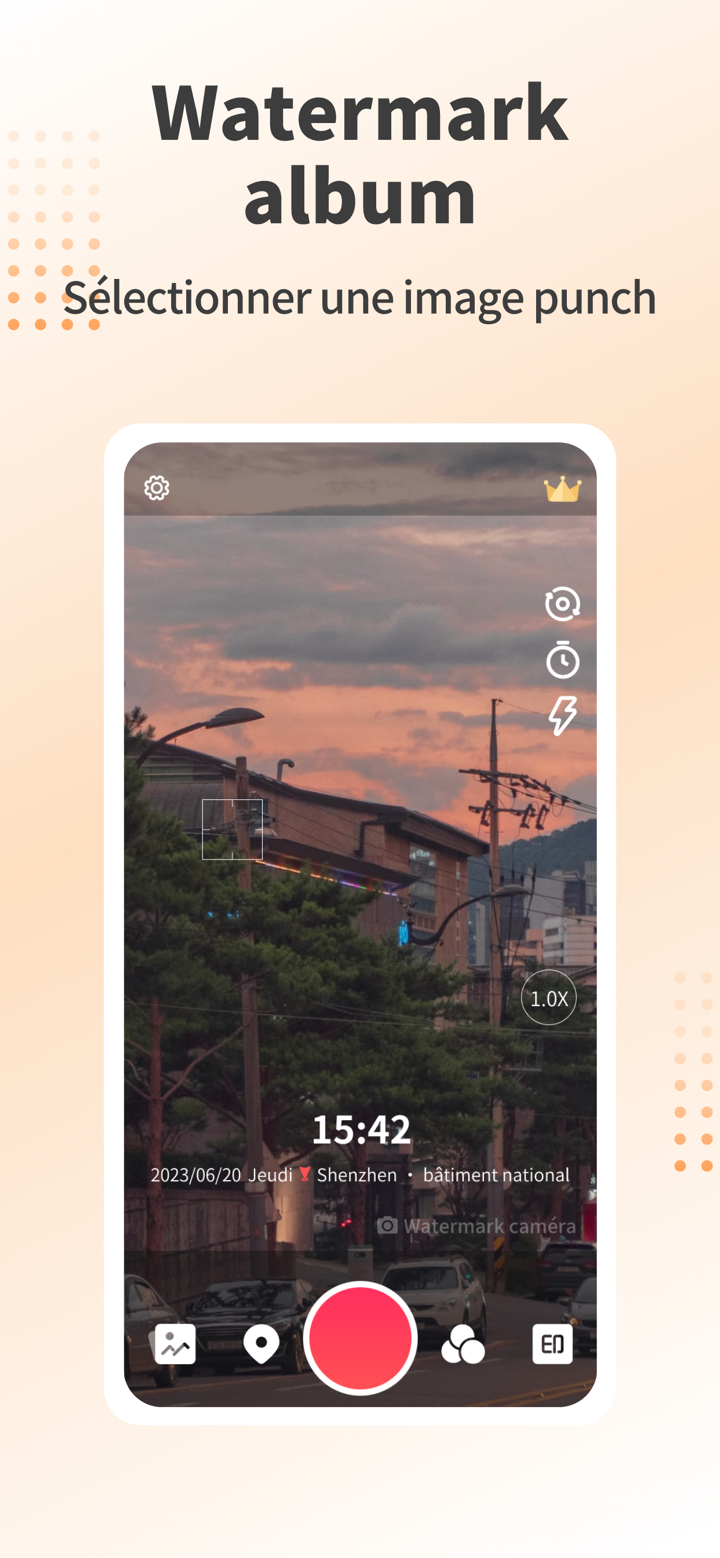 Appareil photo filigrane screenshot 3