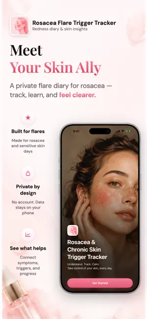 Rosacea Flare Trigger Tracker screenshot 1