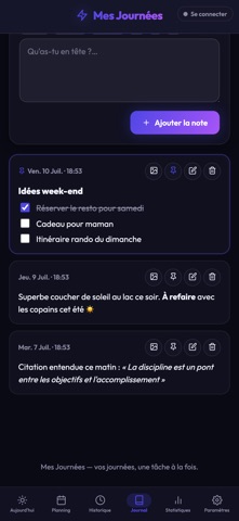 Mes Journées screenshot