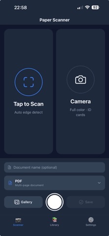 Paper Free Scanner Screenshot 1 of 5