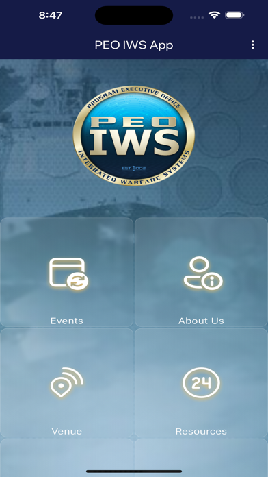 PEO IWS Industry Day Screenshot