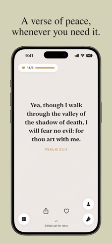 Daily Bible Verse Widgets iPhone screenshot