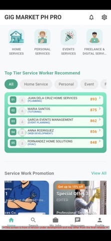 GIG MARKET PH PRO screenshot
