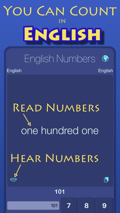 Learn English Numbers Counting Screenshot