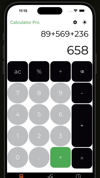 Screenshot #2 pour Calculatrice Calculatrice Pro