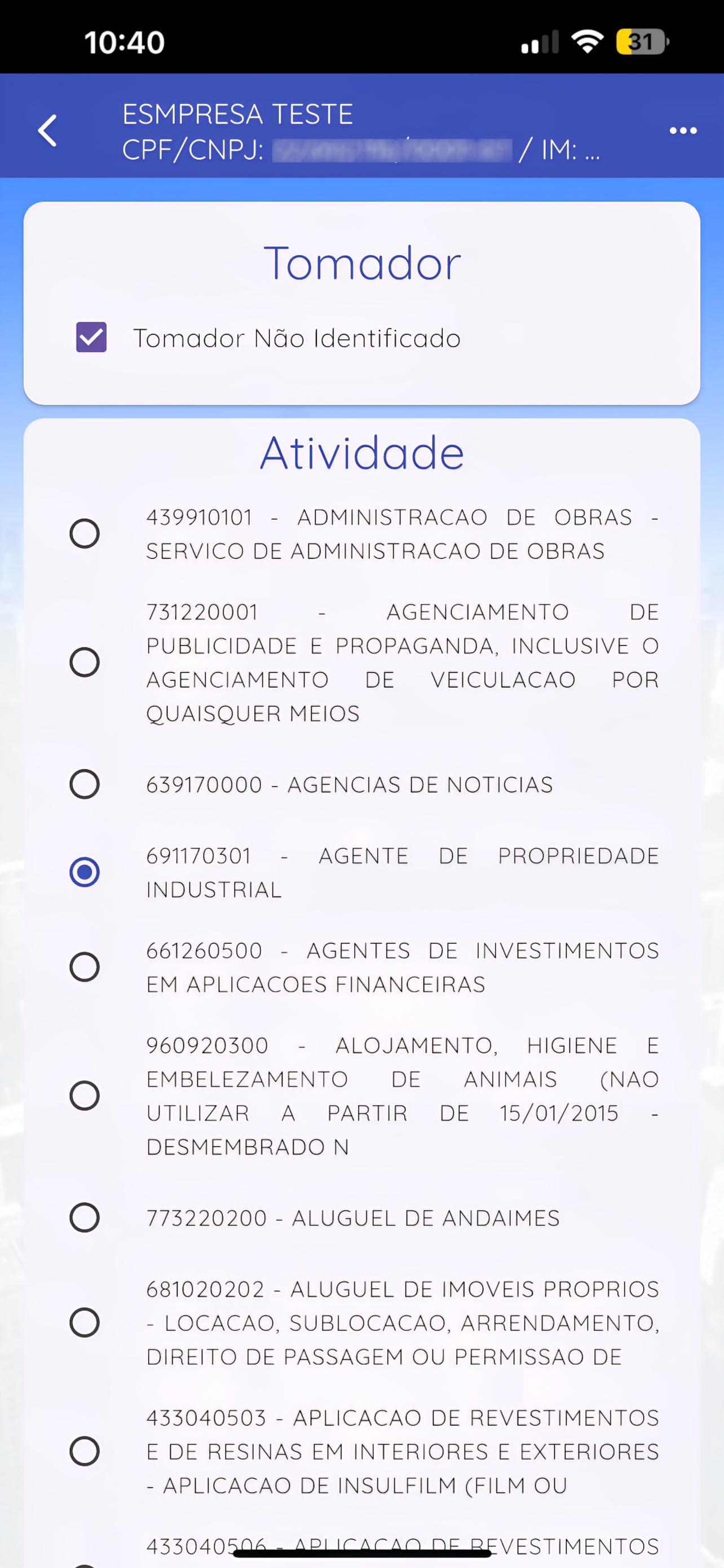 NFSe Campinas screenshot 3