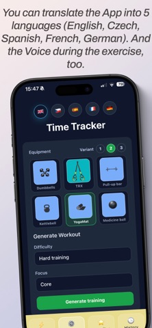 Fitness timer TABATA Screenshot 5 of 8