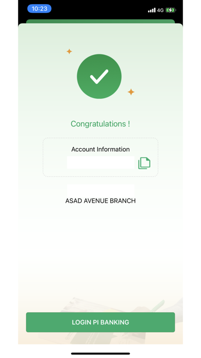 PI Banking Screenshot