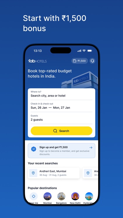 FabHotels: Hotel Booking App