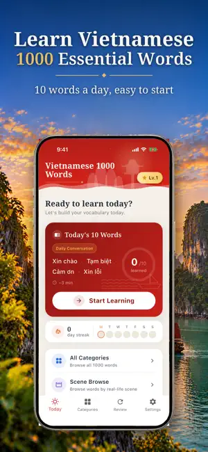 Vietnamese 1000 Words screenshot 1