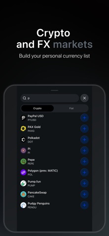 Bitcalc: Crypto, FX Calculator iPhone screenshot