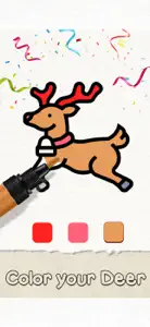 Christmas Santa Coloring Games screenshot #1 for iPhone