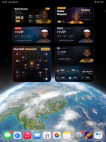 HoopFans: NBA Widgets & Scores iPad screenshot