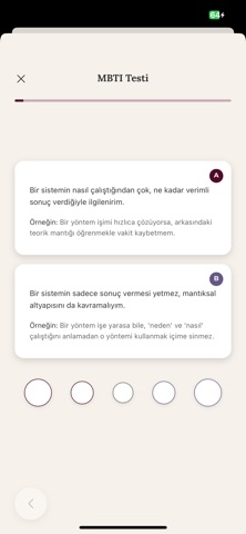 Typo: Kişilik ile Eşleş screenshot