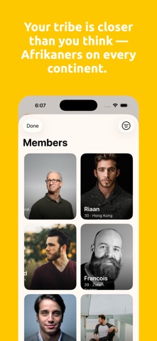 Vonk: Dating Saffas Worldwide iPhone screenshot