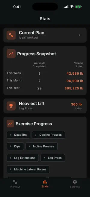 Ideal Workout App screenshot 4