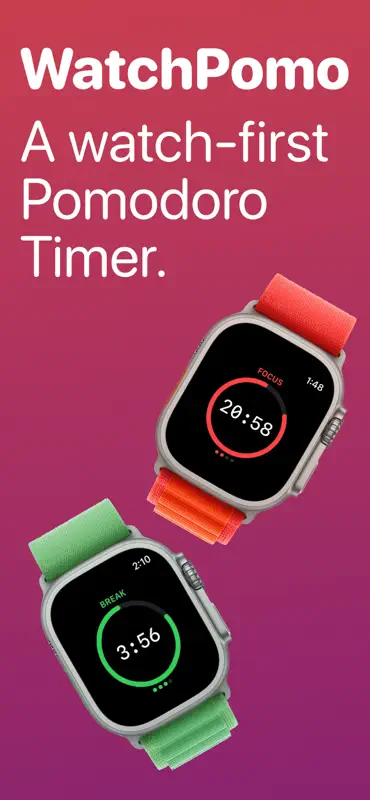 WatchPomo - Focus Timer screenshot 1 of 4