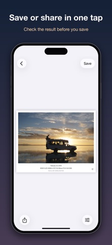 Exifill - Add Exif Frame Screenshot 2 of 3