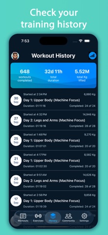 Blaze AI Workout Tracker screenshot 8