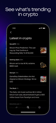 Robinhood Wallet: Swap Crypto screenshot