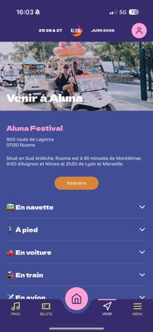 Aluna Festival 2026 iPhone screenshot 4