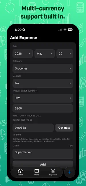 NOKORI - Survival Budget App screenshot 4