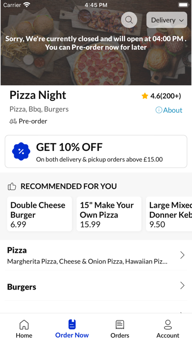 Pizza Night Telford Screenshot