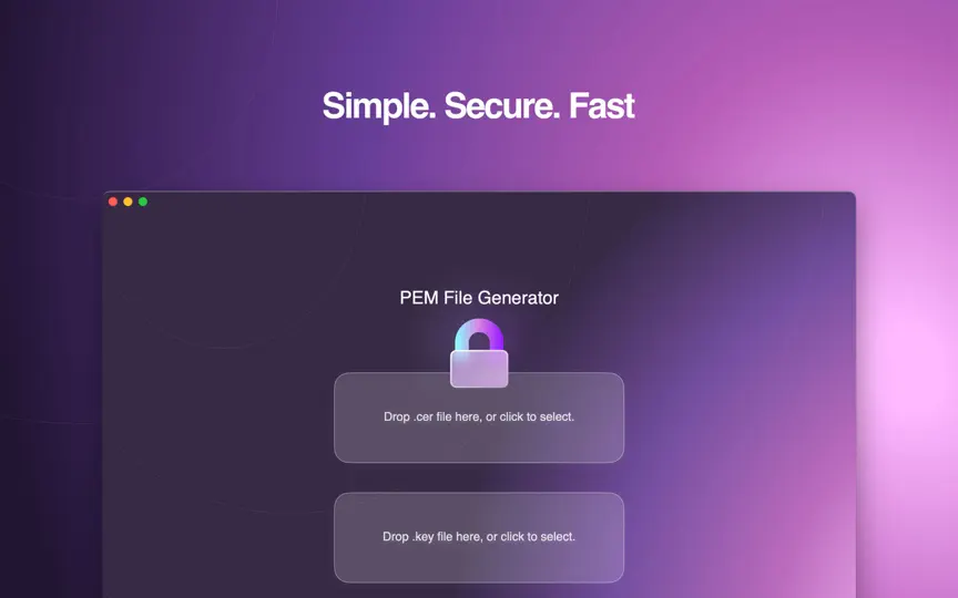 Screenshot von PEM Generator auf dem iPhone 1