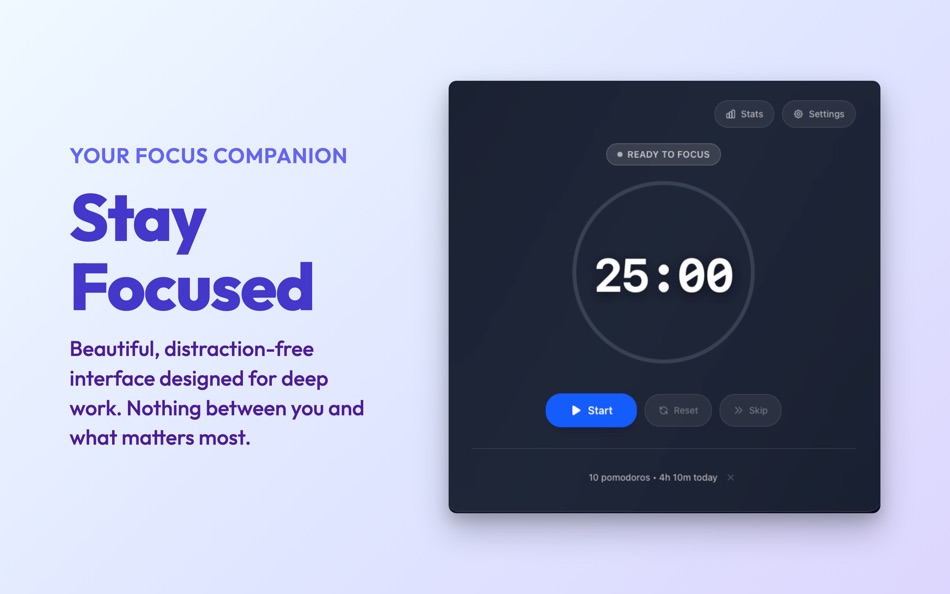 #1. Sygnl: Your Focus Timer (macOS) 由: Bardia Khosravi