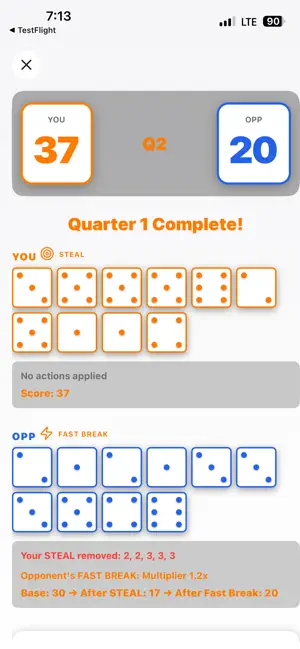 Dice Basketball screenshot 4