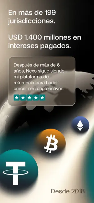Nexo: Buy Bitcoin & Crypto iPhone screenshot 2