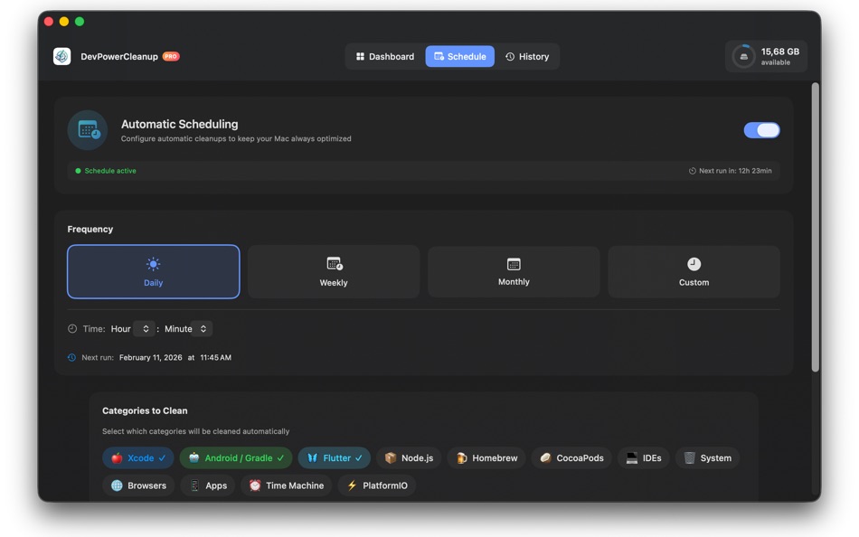 #3. DevPowerCleanup (macOS) By: Tiago Becker