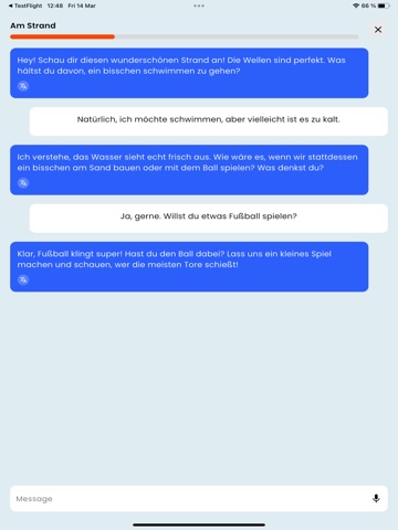Yuki AI - Language Learning iPad screenshot