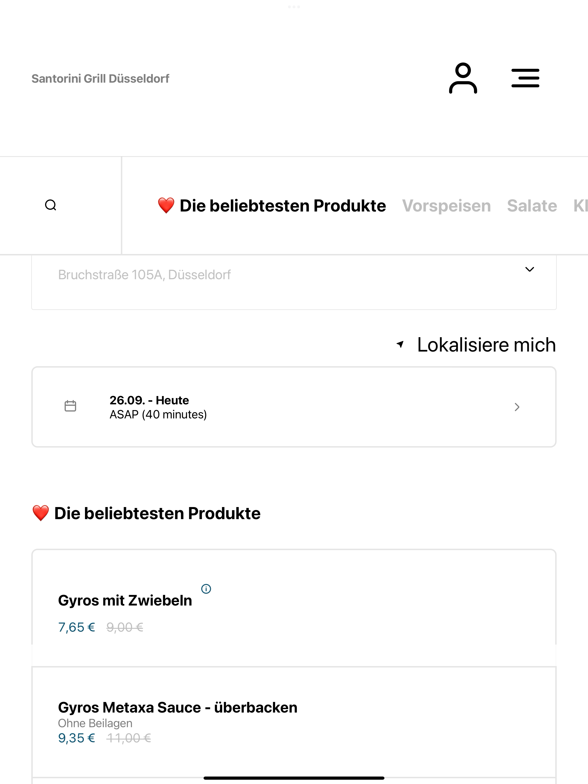 Santorini Grill Düsseldorf screenshot 7