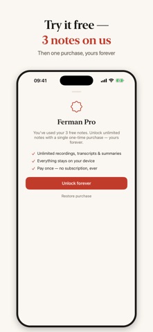 Ferman: AI Voice Notes Screenshot 7 of 7
