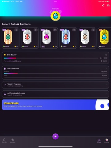 Shellkeep: Card Collector iPad screenshot
