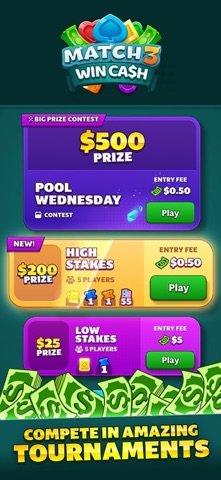 Match3 - Win Cash iPhone screenshot
